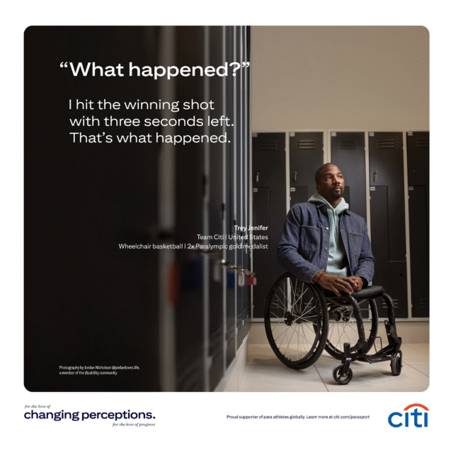 Citigroup parasport olympic paraathletes Trey basketball